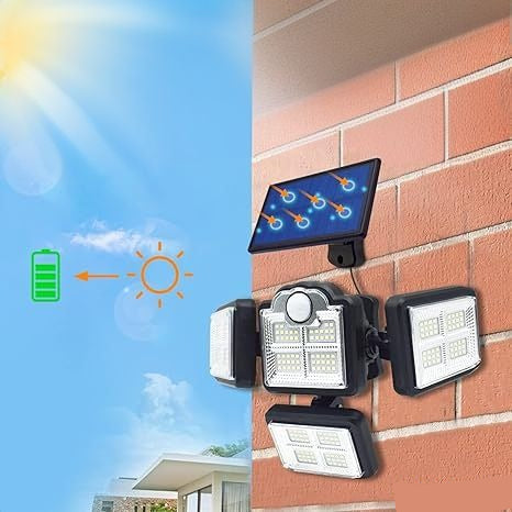 Lot de 4 Lampes avec Détecteur de Mouvement et Télécommande