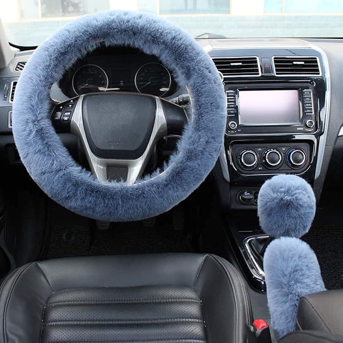 Housse de Volant Moelleuse et Luxueuse en Laine