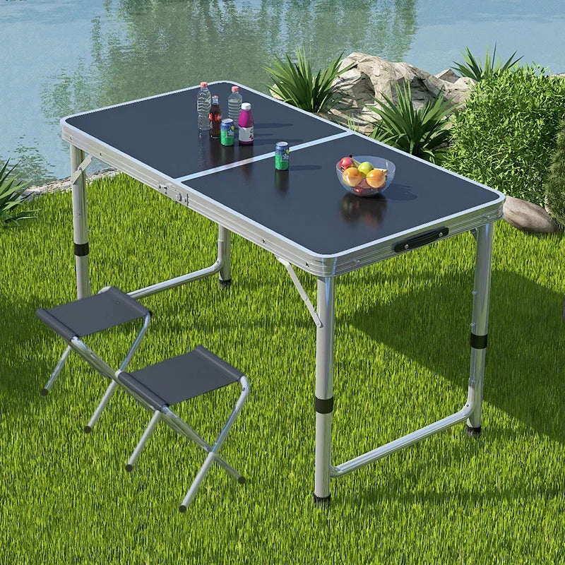 Table de Camping Pliable en Bambou