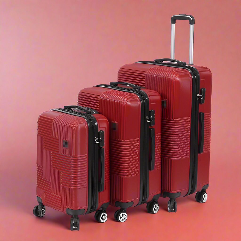 Lot de 3 valises de voyage