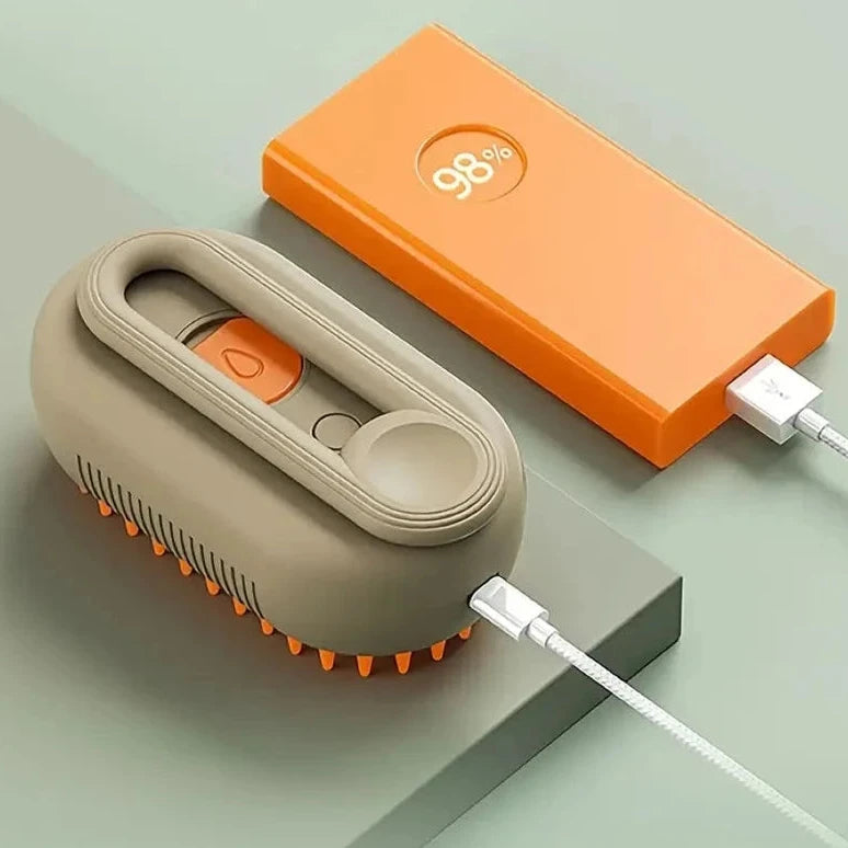 Brosse à Vapeur 3 en 1 : Le Soin Complet pour Votre Chat