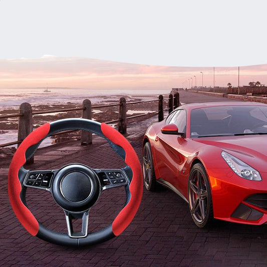 Housse de volant universelle en cuir