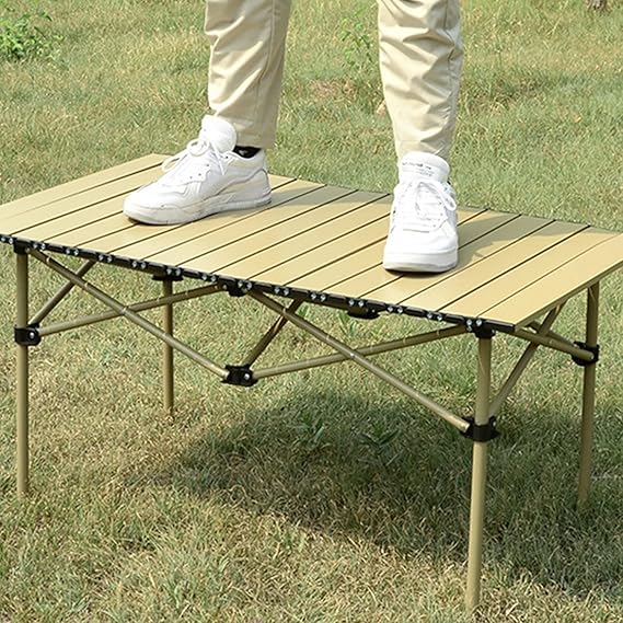 Table de Camping Pliante avec 4 Chaises