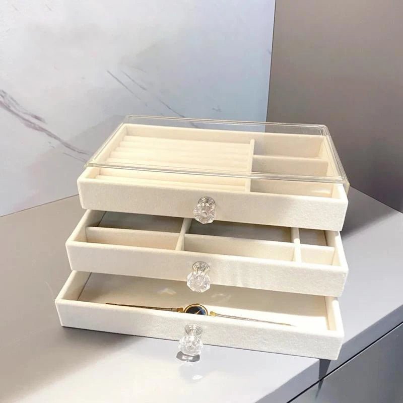 Organisateur de Bijoux en Acrylique pour Boucles d'Oreilles, Colliers et Accessoires