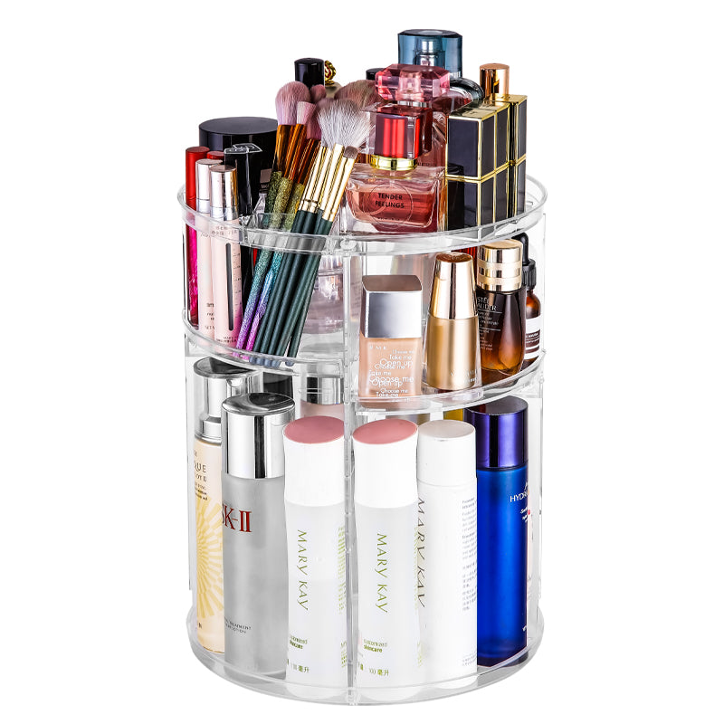 Organiseur de Maquillage Rotatif en Acrylique de Haute Qualité
