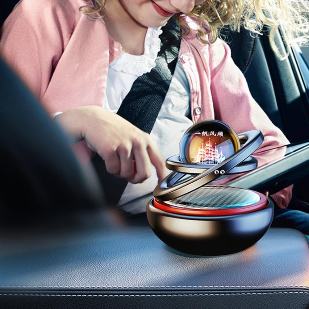 Désodorisant de voiture solaire, diffuseur d'arômes d'origine.