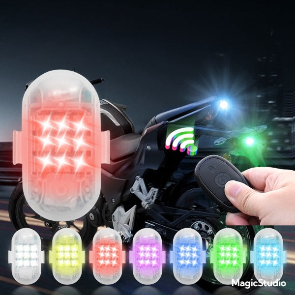 Lumière Stroboscopique LED Anti-Collision avec Télécommande Sans Fil