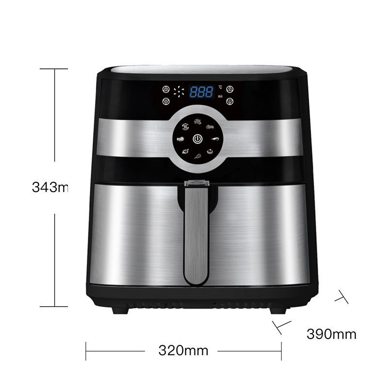 Friteuse à air électrique intelligente, 8L