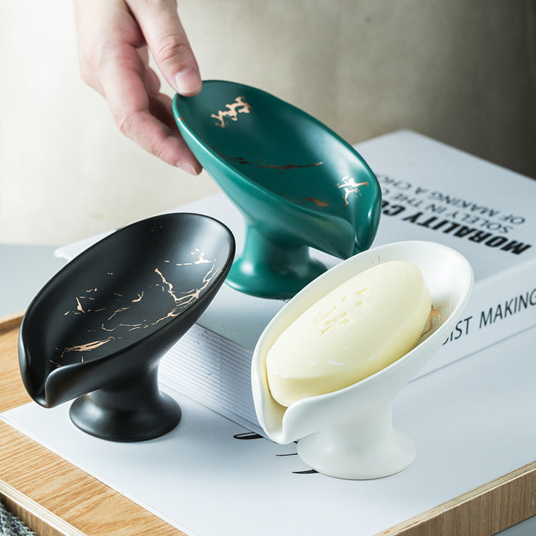 Porte-savon Portable en céramique de luxe