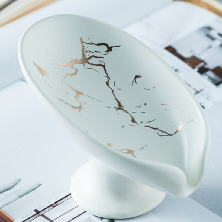Porte-savon Portable en céramique de luxe
