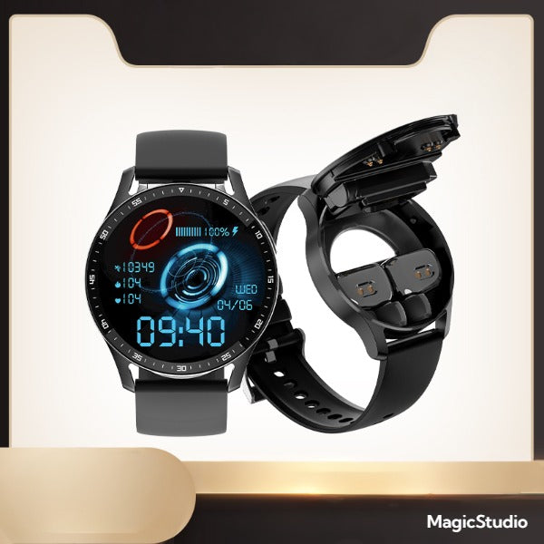 MISSOV-Montre connectée 2 en 1 pour les hommes et les femmes
