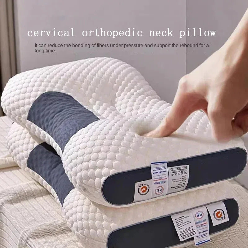 Missov-Oreiller Ergonomique 3D - Soutien Cervical Optimal pour Toutes les Positions de Sommeil Confort Supérieur