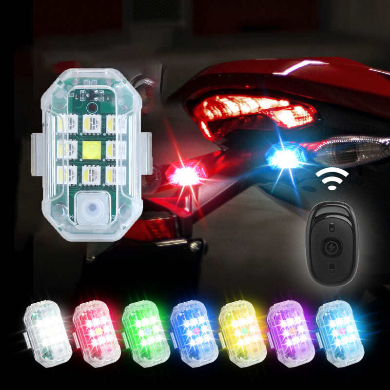 Lumière Stroboscopique LED Anti-Collision avec Télécommande Sans Fil