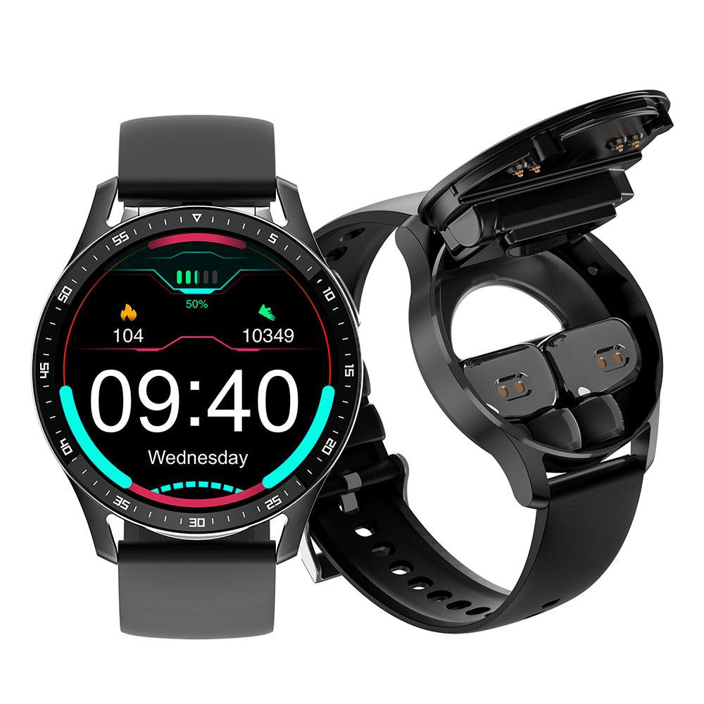 MISSOV-Montre connectée 2 en 1 pour les hommes et les femmes