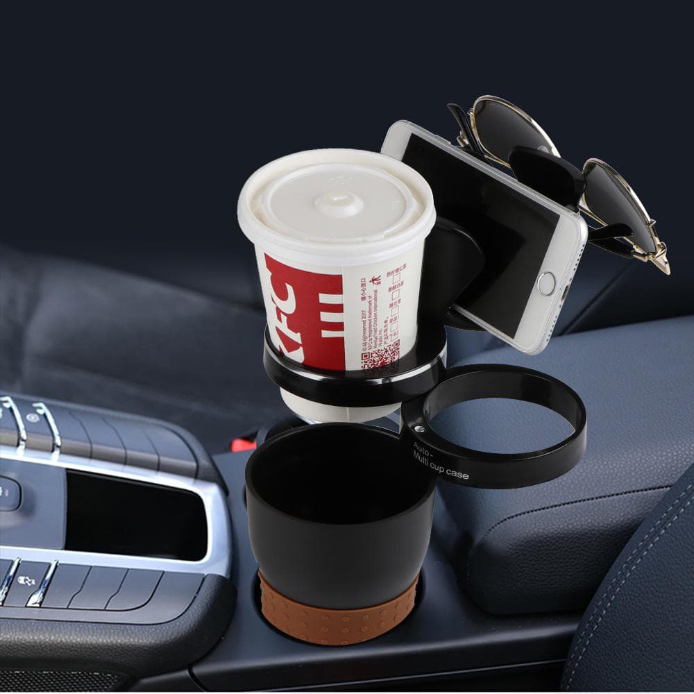Porté Gobelet Voiture portable pivoté à 360°