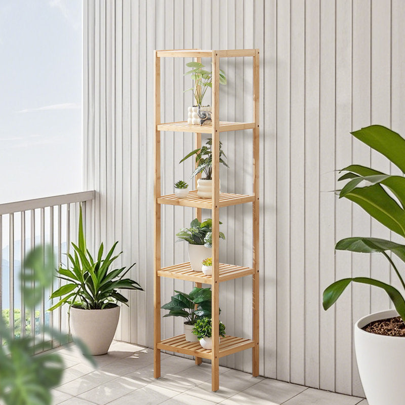 Support d’affichage de plantes en bambou