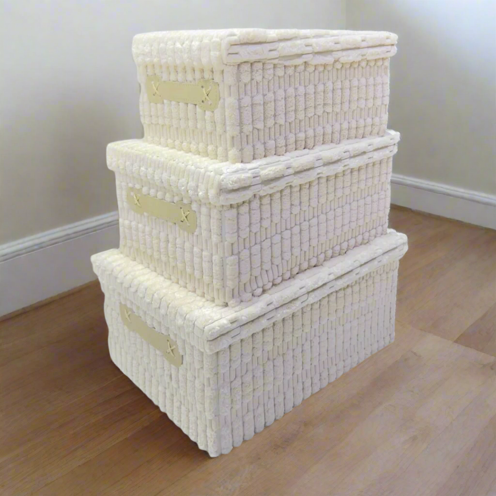 Set de 3 Boîtes de Rangement