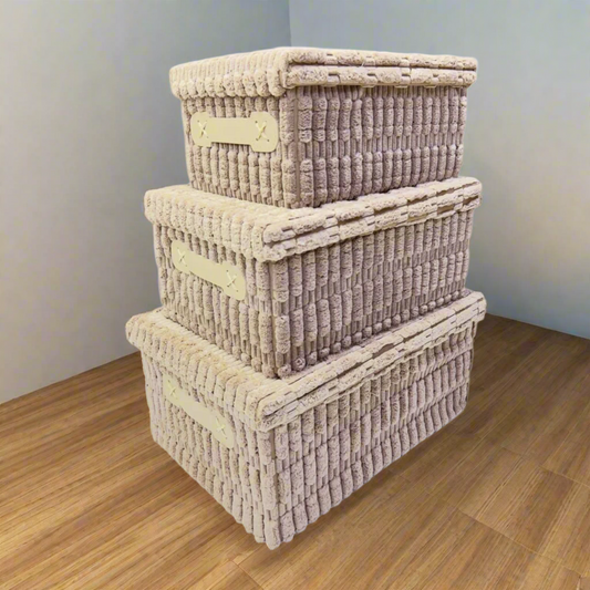 Set de 3 Boîtes de Rangement