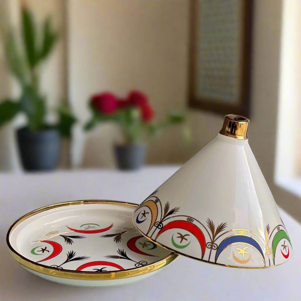 Tajine Marocain Coloré en Céramique