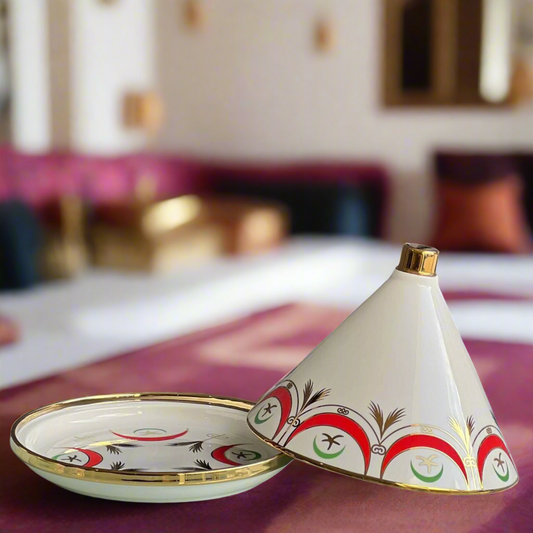 Tajine Marocain Coloré en Céramique