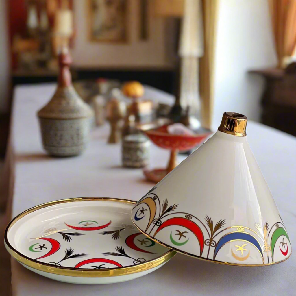 Tajine Marocain Coloré en Céramique