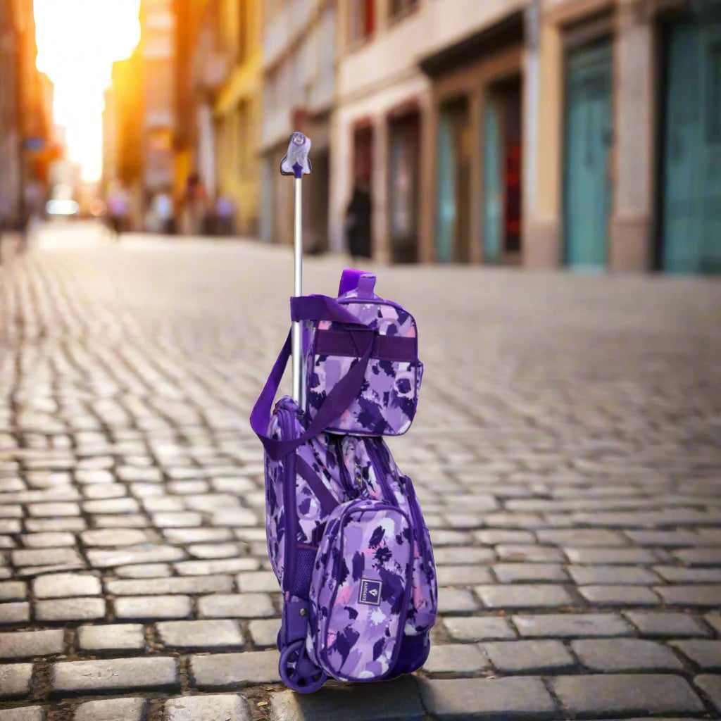 Ensemble sac à dos à roulettes 3 pièces