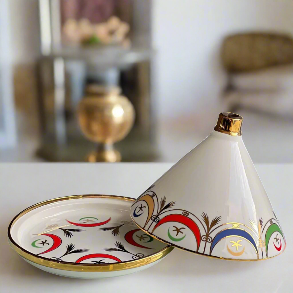Tajine Marocain Coloré en Céramique