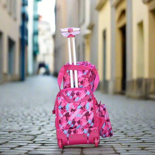 Ensemble sac à dos à roulettes 3 pièces
