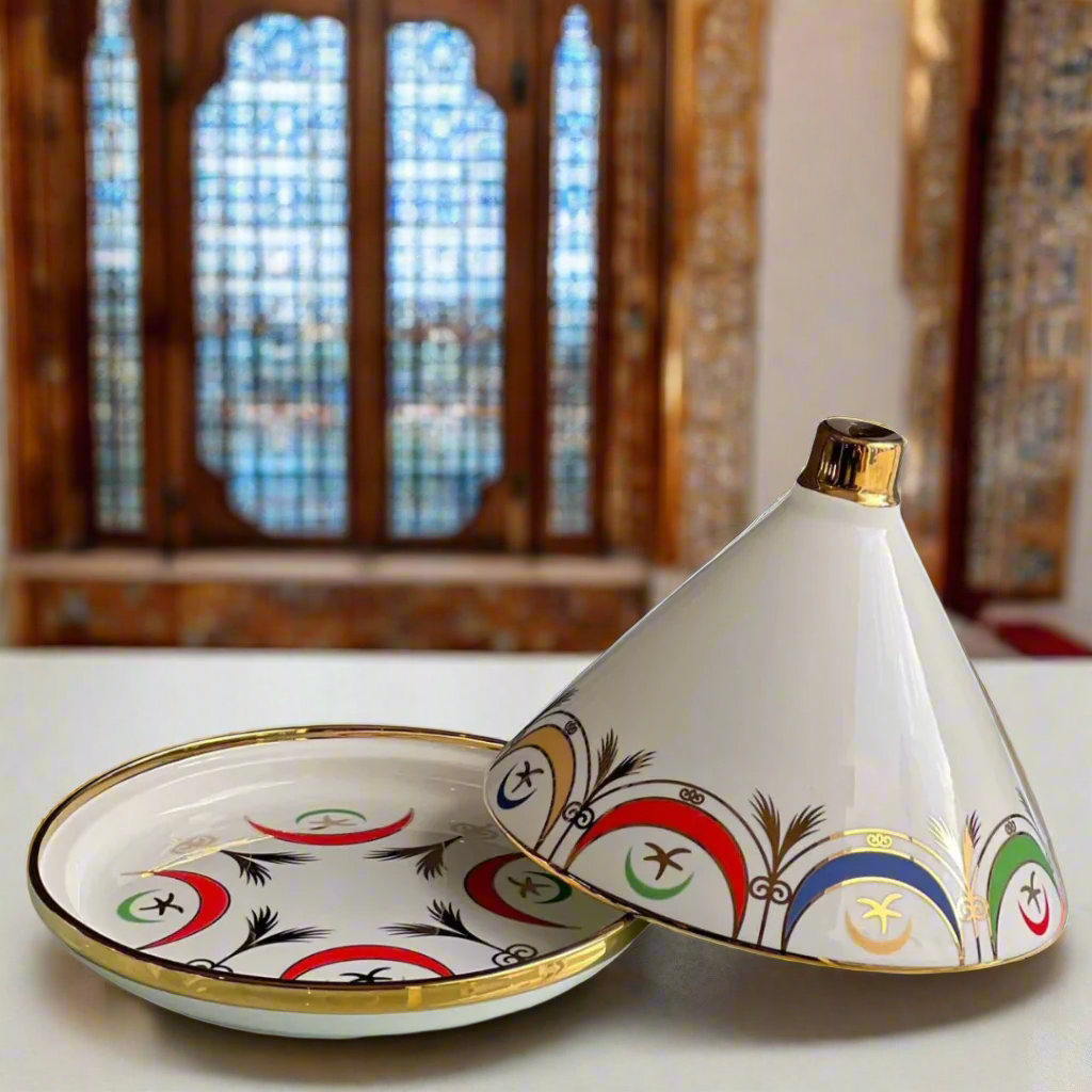 Tajine Marocain Coloré en Céramique