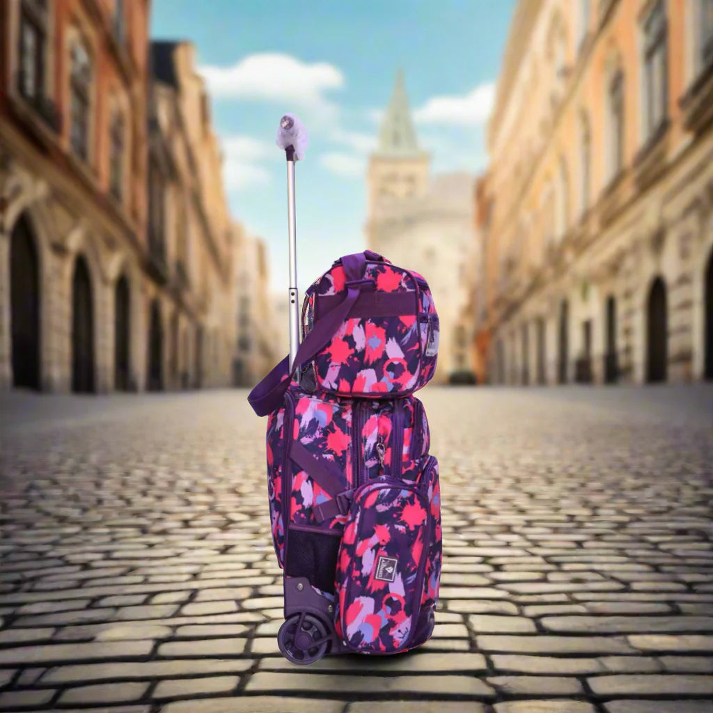 Ensemble sac à dos à roulettes 3 pièces
