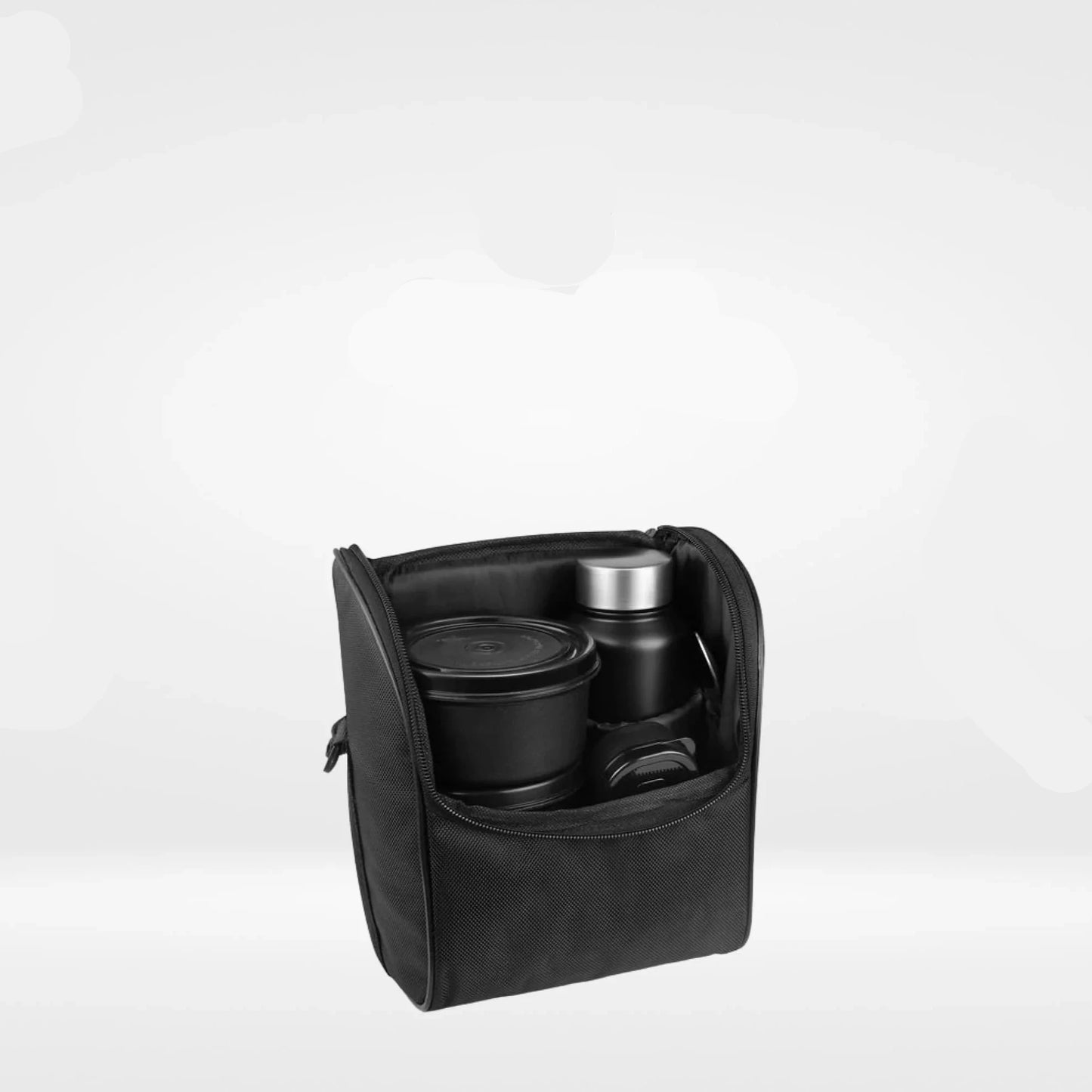 Boîte à lunch en acier inoxydable avec bouteille d'eau de 750 ml, 3 récipients et 1 cuillère