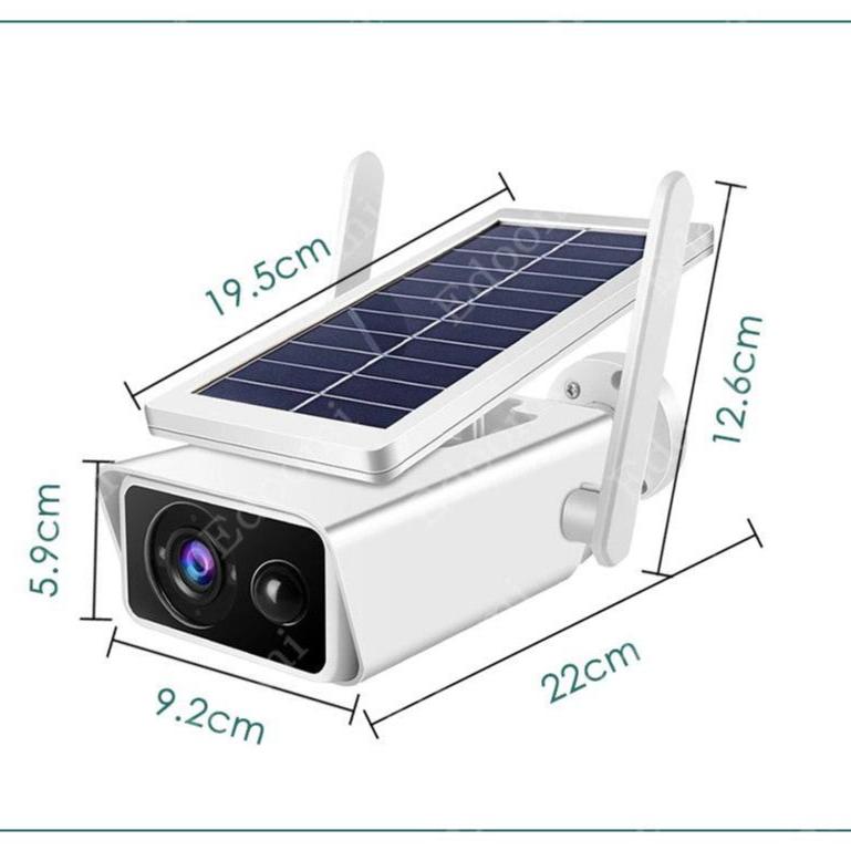 Caméra de Sécurité Extérieure HD Sans Fil à Énergie Solaire Compatible ICSee.
