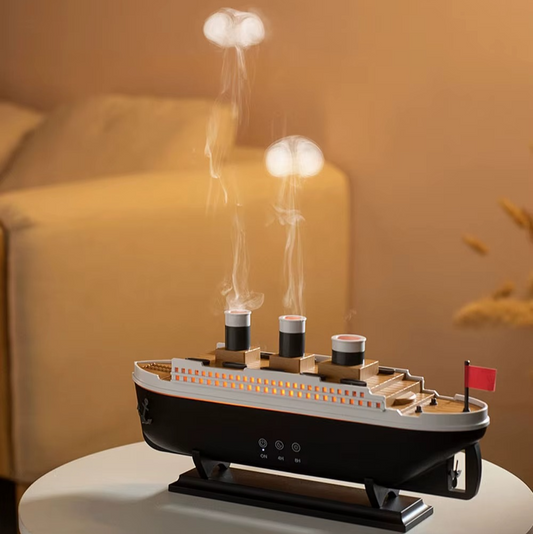 Humidificateur Vapeur Rétro 2-en-1 – Silencieux & Design