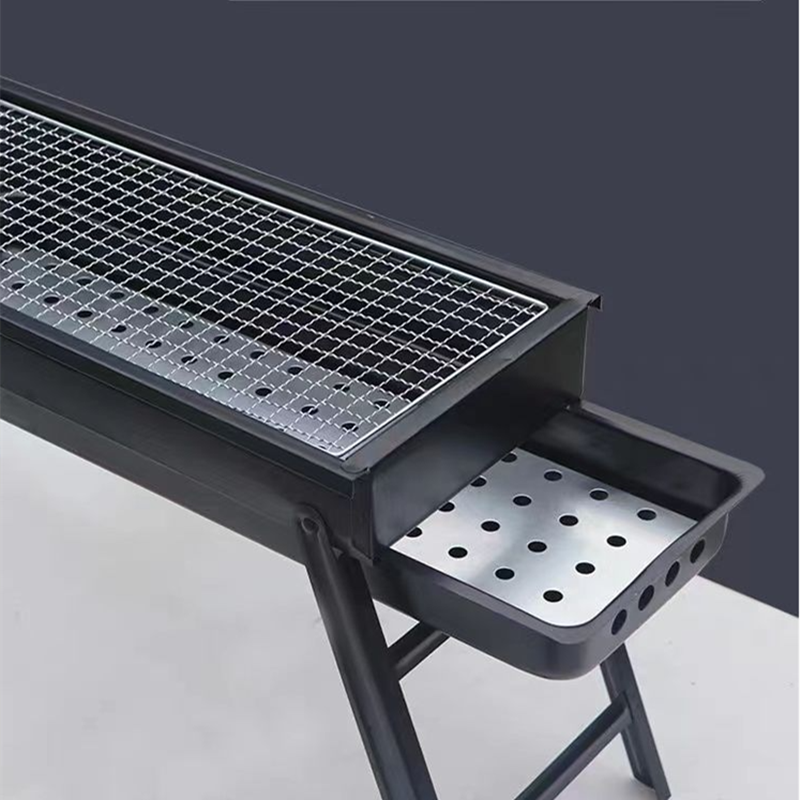 Barbecue portable multifonction sans fumée pliable au charbon de bois