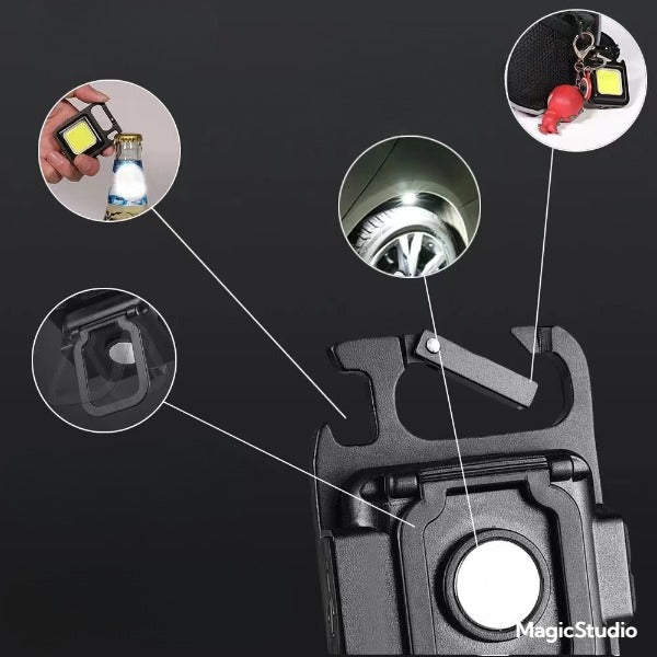 Petite lampe de poche lampe de travail portative USB rechargeable.
