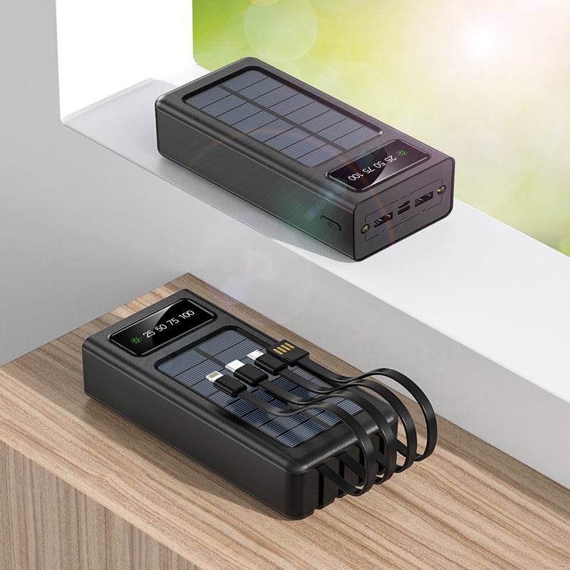 Banque d'énergie solaire portable 30 000 mAh