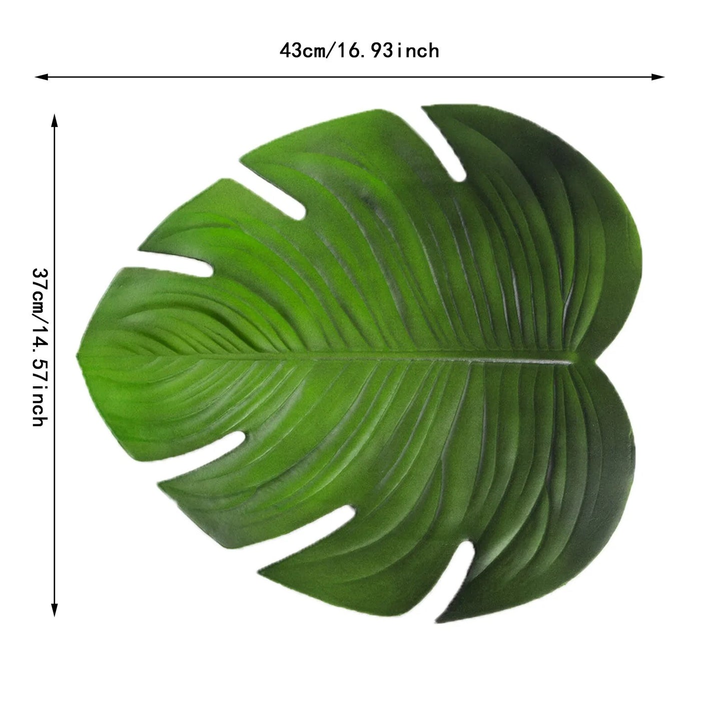 Élégance Naturelle : Les Sets de Table Eva Leaf Placemat ( 4 pièces )