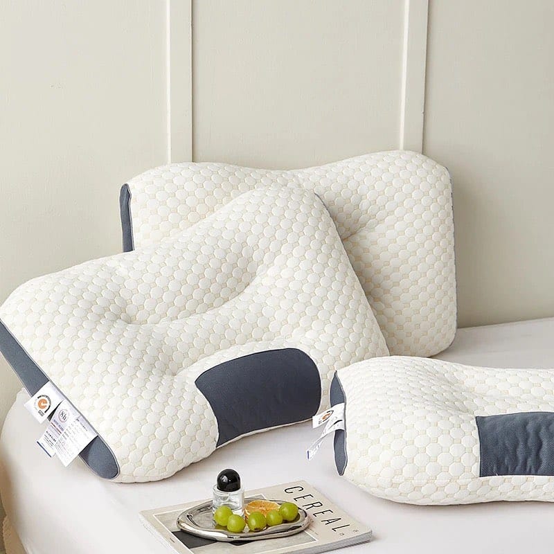 Missov-Oreiller Ergonomique 3D - Soutien Cervical Optimal pour Toutes les Positions de Sommeil Confort Supérieur