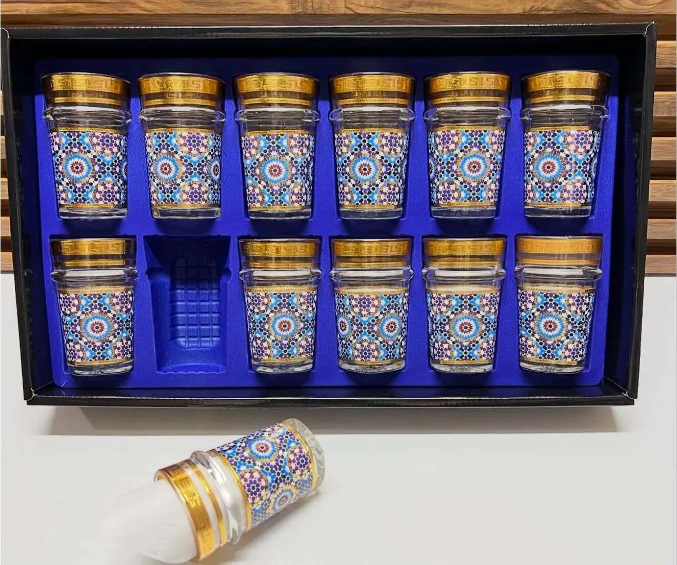 12 Verres à thé – Motif Zalija