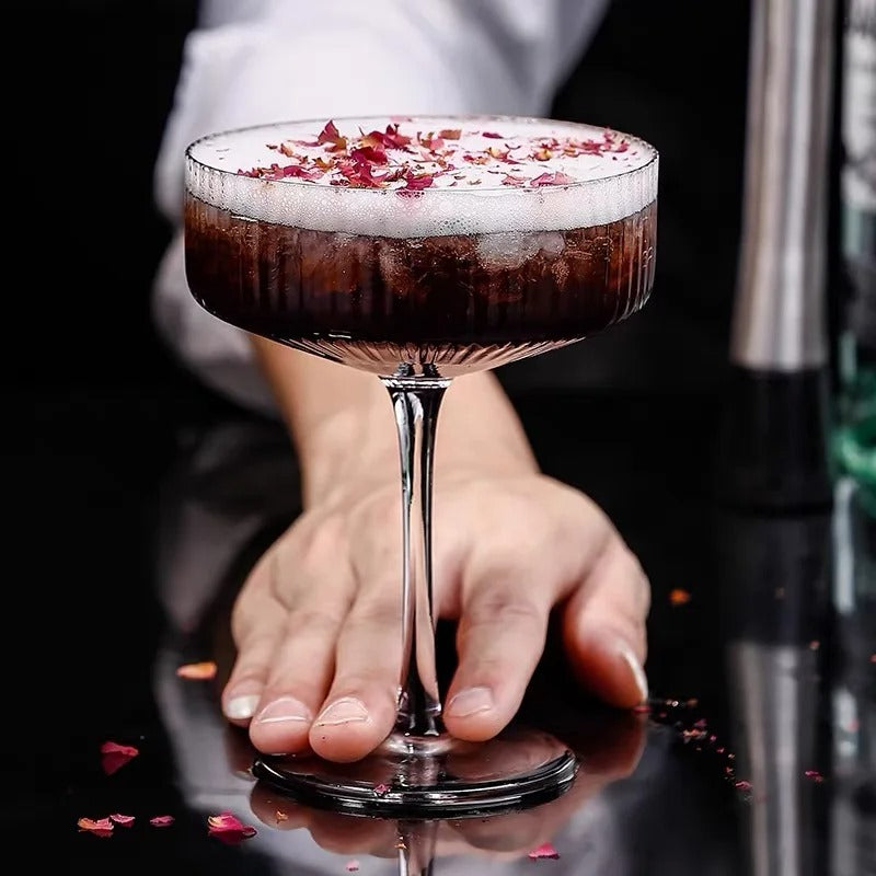 Verre à Dessert & Cocktail en Cristal ,6 piece