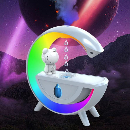 Haut Parleur Bluetooth et Humidificateur anti-gravité en forme de G