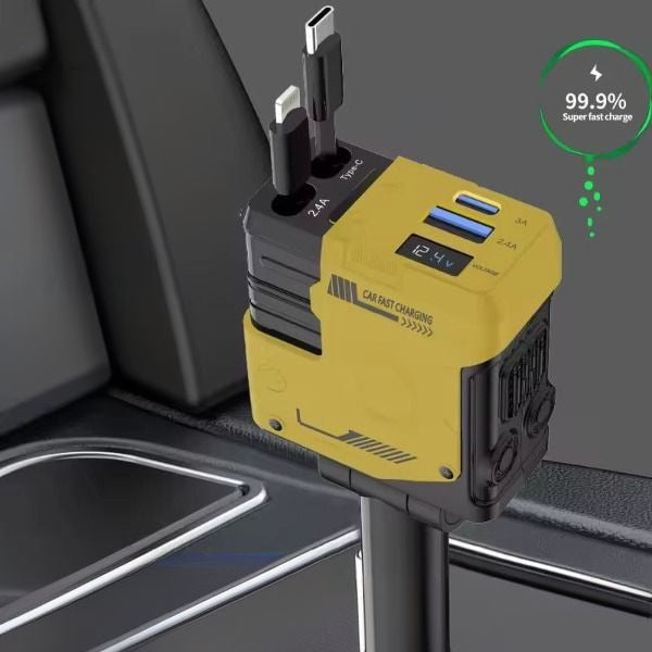 Câble de charge télescopique filaire 4 en 1 Charge rapide