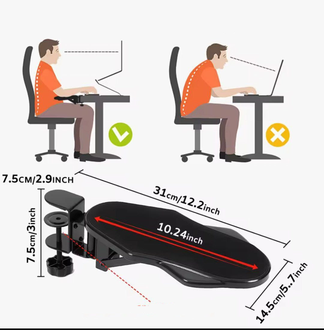 Repose-bras de souris attachable