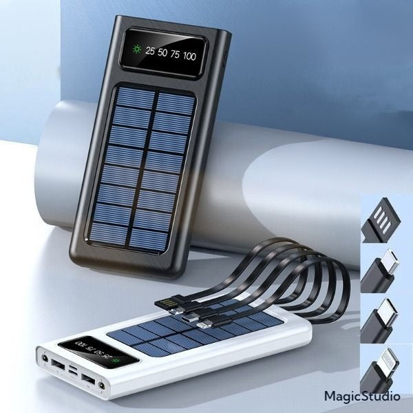 Banque d'énergie solaire portable 30 000 mAh