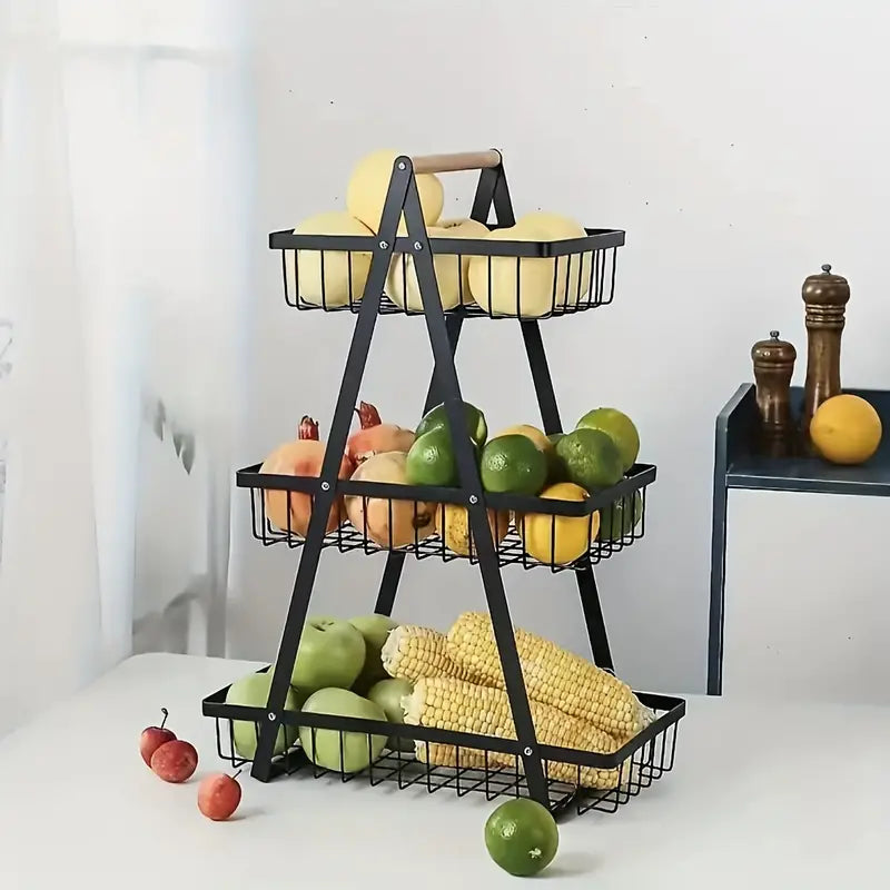 Étagère de rangement classique à 2/3 niveaux en métal
