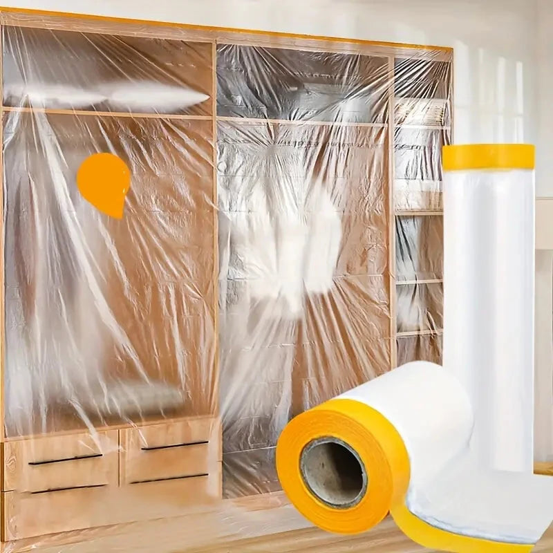 Housse de Protection avec Transparent ruban Étanche Adhésif Protection