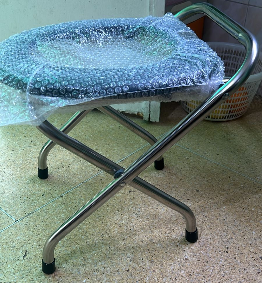 Chaise de Toilette Pliante et Portable