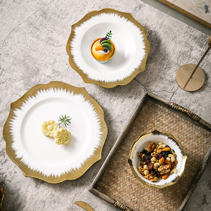 Service de Table 24 Pièces en Porcelaine
