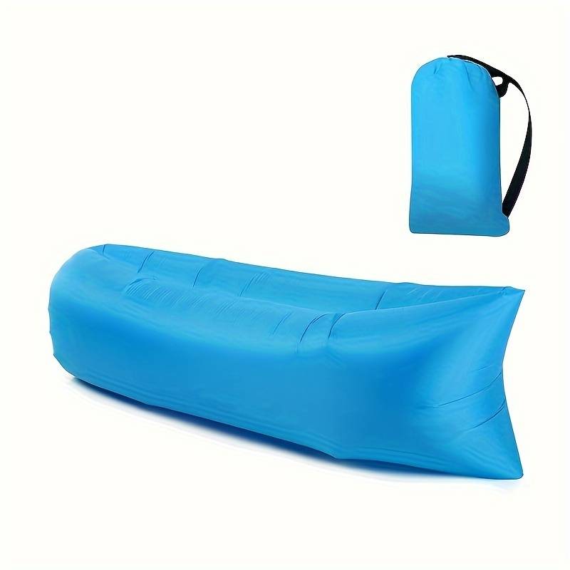 Canapé paresseux d'air de tissu de polyester pour le camping extérieur et la plage