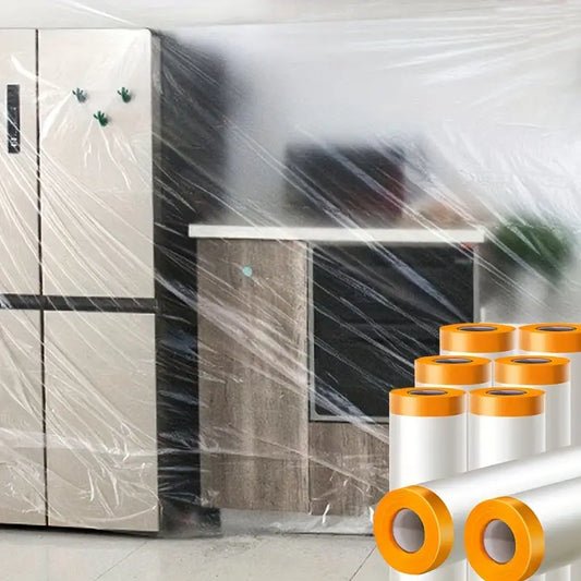 Housse de Protection avec Transparent ruban Étanche Adhésif Protection